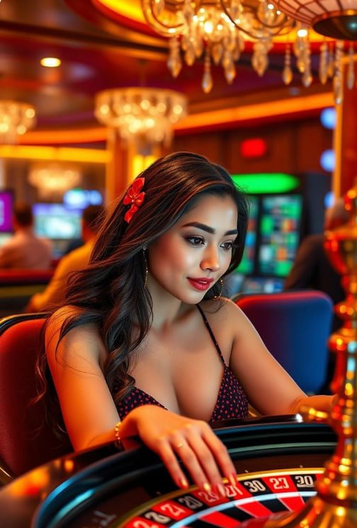 Studio Live Casino dengan dealer profesional dan meja permainan kartu berkualitas tinggi